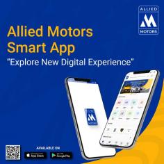 Buy or Sell Automobiles with Our App


Download our Allied Motors Smart App from iPhone App Store or Android Google Play Store. Here you can find options like new cars, luxury cars, spare parts, and services, etc. Ping us an email at info@alliedmotors.com to assist with any motor vehicle inquiry.


