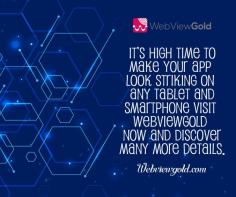 WebViewGold can help you Create Android App From Website

Once you Free Website To Ios App Converter you will realize it not only helps your business and revenue to grow but also helps you in building client relationships. WebViewGold can help you Create Android App From Website in seconds and connect with customers by promoting fresh content.