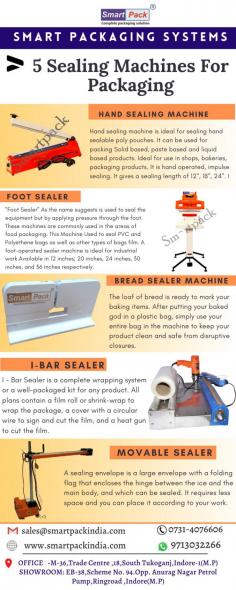 Sealing Machines are used to protect the outflow of the fluid or material that filled in the packets. Sealing machines seal the proper packets so that we can upload dozen of packets in a single box. So here can easily be transferable in a stock.