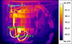We  perform a thermal imaging service in Perth, Australia. They scan electrical switchboards, overhead lines, motors, etc. and provide reports afterwards for safety and maintenance purposes.
