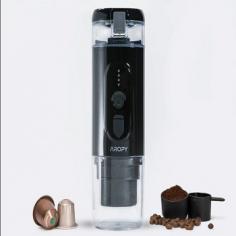 Aropy™ fully automatic portable espresso machine helps to prepare an amazing coffee quickly. Buy chargeable handheld espresso maker for outdoor travel and get coffee when you want.

https://aropy.com/
