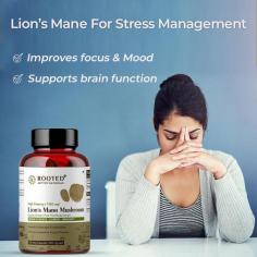 If your body's stress system stays activated over a long period of time (chronic stress), it can lead to or aggravate more serious health problems. Lion’s Mane is known to be a mood booster and it may help to reduce mild symptoms of anxiety & depression. Shop Now: https://bit.ly/3GsDBoO