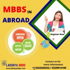 Lakshya MBBS is a Perfect Venture for Quality Medical Education for all the aspirants of the country, seeking admission for MBBS in Abroad. Lakshya MBBS is the best MBBS Abroad Consultant in Indore. we aim at giving free counseling, guidance, and support to the students who are seeking to pursue MBBS From Abroad. visit for more info - https://lakshyambbs.com/blogs
