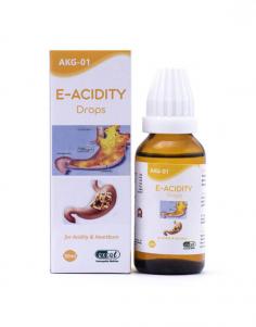 Acidity is known when the stomach’s acid flows back into the food pipe and causes a burning sensation or pain in the lower chest cavity. Living an unhealthy lifestyle and eating junk food can develop high acidity symptoms in humans. E-Acidity Drops is an effective Homeopathic Medicine for Acidity and associated problems of imbalanced gastric acid secretion. So, call Excel Pharma at +91 9216215214 to consult our experts and order medicines from our website.