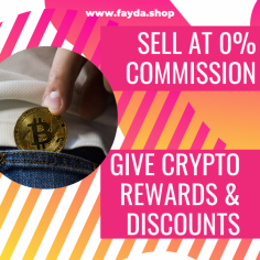 
With blockchain based Fayda Shop give crypto coin discounts . Also, give them Crypto Coin rewards to make them your local shop customers for life.
