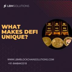     One of the biggest interests in the whole idea of using blockchain technology to reinvent the finance area lies in how the market can become permissionless and open to anyone. A further attraction is the concept of composability, which means anyone can mix and match any existing Defi offering to build a new one. The composability of such a network, effectively made of blocks of interlocking parts, also means that newer creations and requirements in the finance space can be easily created on top of the network and crowded together, with everything being governed by smart contracts.


 LBM Blockchain Solutions is known for delivering efficient Decentralized finance development services throughout Mohali. We are a top leading decentralized applications development Company in India. Check out the website to learn more.

Website: https://lbmblockchainsolutions.com/defi
