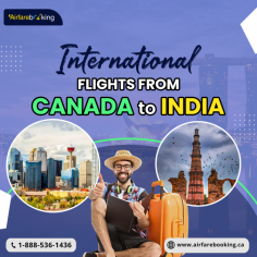 Book affordable international flights from Canada to India at Airfarebooking. It is one of the most highly regarded and trustable website and also offers budget-friendly from low-cost flights to excellent customer service.
https://airfarebooking.ca
