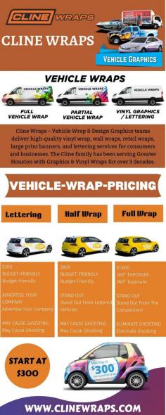 Local Vinyl Wrapping Services In Houston - Cline Wraps
Many companies are seeking innovative ways to promote themselves. Small company advertisements benefit greatly from vinyl lettering and decals. Vinyl wraps are suitable for a wide range of businesses, regardless of size or industry. They are powerful and cost-effective advertising forms that help increase brand awareness strengthen brand identity and improve a company's profile. Contact us at (832)-286-4427 or visit the website: https://clinewraps.com/houston-vinyl-wrap-removal/ 