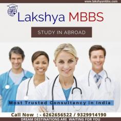 Lakshya MBBS is a top MBBS Abroad Consultants in Pune to provide admission to your choice of university. The colleges are recognized by the Medical Council of India (MCI) and the World Health Organization. We offer Hand Holding Services right from Registration to Visa, Ticketing, and Departure. visit for more info - https://lakshyambbs.com/