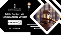 Get Your Criminal Charges Dropped with our Attorney


https://www.causeyhoward.com/juveniles - Have you been charged with a crime in Colorado? Contact Causey & Howard, LLC. Our professional criminal defense lawyer protect you from any type of criminal case and gives guidance throughout the process. To know more about our services, call @ 970.926.6556!

