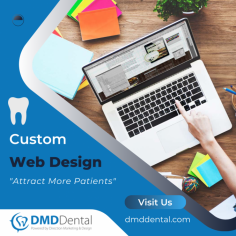 
Dental Website Design for Practice Growth

Show off your robust perceived worth to the potential patients and keep them connected using our state-of-the-art custom websites. Send us an email at info@dmddental.com for more details.
