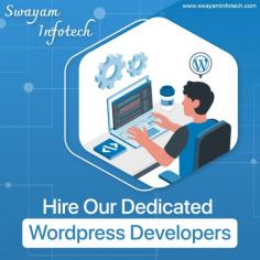 WordPress is commonly used for open-source web-based software development. WordPress offers rich content management techniques to manage data on websites. Hire our talented team of WordPress developers to work on your WordPress projects.