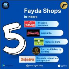 5 best Fayda Shops located in Indore gives you the best opportunity to get crypto coins rewarding,best discounts and services.Install the app now & get more benefits