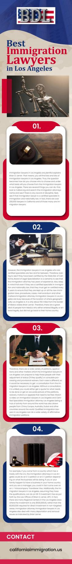 The immigration attorney Los Angeles will also discuss the possibility of the EB-4 petitions which cover different types of petitions such as battered spouses or religious worker petitions shares the best immigration lawyers in Los Angeles. The battered spouse petitions can be for either a male or female. Most the time it is a female, but on occasion, the immigration lawyer Los Angeles CA can explain why a male might be able to apply for VAWA due to severe emotional distress and sometimes even physical abuse will be shown.
For more info visit here: https://californiaimmigration.us/
