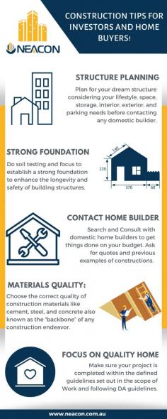 Builder Tips for building Commercial and Residential structures in Newcastle, NSW.