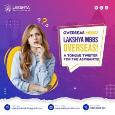 Lakshya MBBS Overseas is one of the best MBBS Abroad Consultants in Pune. we help students to study MBBS in Russia, Philippines, Kyrgyzstan, Kazakhstan, Armenia, Bangladesh, Belarus, Nepal, Egypt, and many more country.  We have a team of experts counselling since 2014. Our team comprises highly skilled and experienced counselors. For more info visit us - https://lakshyambbs.com/