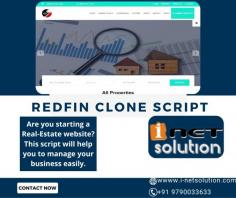 Do you intend to launch a real estate website? You may effortlessly run your business with the aid of this script.
The Redfin Clone script offers users and admin logins, respectively. Users can conduct category-based searches for houses, lots, villas, and apartments. Additionally, it provides sophisticated filter options for rental/buy, price, location, and property type.
The Redfin script from i-Net Solution makes it simple for people to sign up and display their properties. They can add information about the property, including its type, location, price, and uploaded images.
With the help of the admin panel provided by our script, you can quickly classify the attributes that users have listed. You can control user and property details in their profiles. The administrator can also activate and deactivate the membership packages.
Users may quickly register on the script and create a profile so they can list or see real estate advertisements. They can buy a membership plan based on their requirements.To know more visit our webpage {www.i-netsolution.com}
