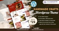 Handicraft WordPress Theme, Handmade Crafts WordPress Themes

Are you an artisan looking to create your own website? Our Handmade Crafts WordPress Themes is exactly what you would like to exhibit your brand and the handmade products.
https://www.webcodemonster.com/themes/wordpress/fashion-lifestyle/handmade-handicraf-wordpress-themes.html