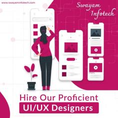 Hire UI/UX designers for your website specialized in designing the best UI/UX designs across different platforms like desktop, mobile, or web. Our team of experienced designers will work with you to create a user experience that is intuitive and easy to use, also being visually appealing.
.
Visit: https://www.swayaminfotech.com/services/uiux-designs/