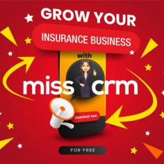 Get Miss CRM for free, the best CRM software for growing your insurance business. It will help you manage multiple insurance policies, call leads, close deals, streamline workflows, and automate tasks.
https://misscrm.in/