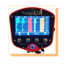 The PocketLIM is a multi-application display and data acquisition device that was designed specifically for outdoor use in harsh site conditions. The recorded data (BOR) is saved and automatically transferred over the internet via mobile networks, Wifi, or USB to be processed in the cloud with the GEO-LOG 4 web application.  