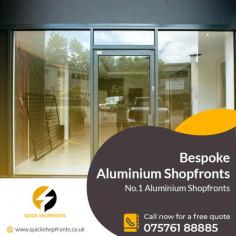 Aluminium Shopfronts are environment friendly because aluminium is fully recyclable, employing this material immediately has a positive impact on the environment. Not to mention that it is abundantly available, making it always quite simple to obtain. The wonderful thing about aluminium is that metal retains its strength and durability even after being recycled and moulded into new shapes. Contact Quick Shopfronts to get more information in detail.
 
For More Information Visit: https://quickshopfront.co.uk/aluminium-shopfronts/
 
Contact Us: 075761 88885
 
Mail: info@quickshopfront.co.uk
 
Address: 49, Beavers Lane, Hounslow, Middlesex, TW4 6EH, London, UK
