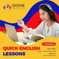 With Googe World, you can join quick English lessons and learn better. We design all our classes with extra care so that each individual feels relaxed, connected, and inspired. Our online English classes will help you increase your chances of finding better jobs worldwide. You should contact us immediately to know more about our classes and join a session.  For more info visit here: https://googe.world/online-english-lessons/
