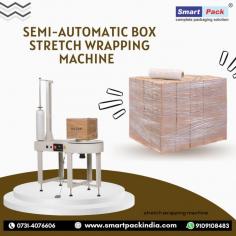Stretch wrap, also called the stretch film, is a highly stretchable plastic film used to secure multiple items mostly on a pallet. Stretch wrapping machines in Chennai, also known as stretch wrappers, help to employ this process much easier on the packaging. 