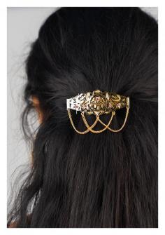 Silver Juda Pin -
Buy unique and delicately crafted handmade silver juda pin online like gold tone silver Juda pin, floral claw clip, floral comb clip and floral back clip online at Nomad. Check out the silver juda pin online collection at https://www.diariesofnomad.com/categories/hair-pin