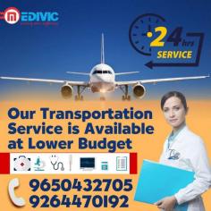 Medivic Aviation furnishes a world-class medical charter Air Ambulance Service in Guwahati with entire medical facilities. It makes the transportation of critically ill ICU patients much safest and much easier from one city place to another for better medical care to save the patient's life.

Website: https://bit.ly/2FN97z4