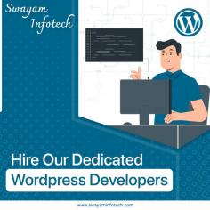 WordPress is commonly used for open-source web-based software development. WordPress offers rich content management techniques to manage data on websites. Hire our professional WordPress Developer to quickly build or Update your WordPress Website.
.
Visit: https://www.swayaminfotech.com/services/wordpress-development/