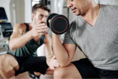 If you belong to a gym or a fitness club, most have personal trainers on staff. Many gyms offer reasonably priced personal training packages. However, determine whether you will be assigned one trainer or whether the trainer will vary with each session - Robert Villeneuve 
