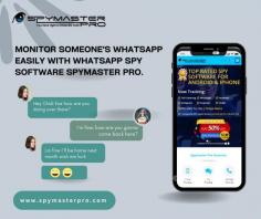 With spymaster pro's WhatsApp Tracking Software, you can monitor conversations of anyone's whatsapp account. If you want to look up visited contacts and view WhatsApp chat history then it can also be possible on spymaster pro' dashboard. Visit spymaster pro for more information.https://www.spymasterpro.com/whatsapp-spy/