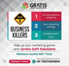Gratis Soft Solutions offers innovative smm services in zirakpur aptly mapped out to promote your brands on the prevalent social media networks and increase your recognition quotient on search engines.
Our services : 
1. Higher Conversion Rate : Our primary focus is to generate sales followed by leads which we accomplish through the expertise of our exceptional SMM team, who successfully run a robust global network, targeting a broad range of worldwide audiences for expanding potential prospect range.
2. Increase Brand Awareness : We help your business thrive and achieve online brand recognition through successful marketing campaigns on the most popular social media platforms, including Facebook, YouTube, Twitter, Instagram, Pinterest, LinkedIn, Tumbler, etc.
3. Trendy SMM Tactics : We keep on updating ourselves with the latest marketing trends. We do not simply adhere to the old tried and tested methods but keep upgrading as per the industry’s latest algorithms.
4. Best Advertising skills : We have extensive experience running social media advertising campaigns with only the best market-approved strategies that aim towards improving brand loyalty and better customer satisfaction.
Visit for more : https://gratissoftsolutions.com/best-social-media-marketing-company-in-zirakpur/