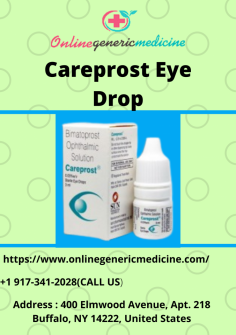 Buy Careprost Eye Drop from OnlineGenericMedicine	

Careprost Eye Drop is a multipurpose product that's used for the eye. It is one of the best medications that are used for dry eye syndrome and various types of eye infections, increasing eyelashes because it contains bimatoprost and it's good for your eye care. So why are you so late? Go to the website and check out our website onlinegenericmedicine
