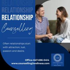 Often relationships start with attraction, lust, passion and desire. As couple’s move through the various stages of their relationship they can begin to experience differences in opinions and changes in responsibilities that can cause tensions. Get an effective Relationship Counselling Online at Counselling2wellness. Contact us at 647-696-0414. Visit us: https://www.counselling2wellness.com/signs-your-marriage-is-in-trouble/ 