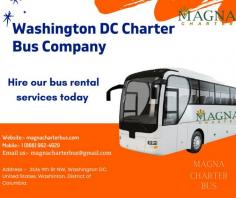 The DMV Area is a popular tourist destination. With numerous historical landmarks and tourist spots in the area, it’s a great place to arrange a sightseeing tour. let’s not forget about arranging enough vehicles at tour bus rental Washington to travel with your whole group of friends and family. 

Let us take care of your sightseeing transportation needs.https://magnacharterbus.com/