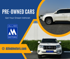 High-Quality Preowned Cars for Sale

Avoid all the hassle of personal inspections and other formalities when buying a pre-owned certified car, then visit Allied Motors. Our team offers the benefit of having all the used cars for sale inspected, rectified, and valeted before being displayed. Send us an email at info@alliedmotors.com for more details.
