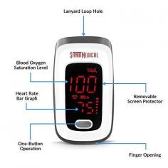 Finger pulse oximeter is an affordable and precise way to check your pulse rates and blood oxygen saturation levels. The smart design, self-adjusting finger clamp plus simple one-button design allows for easy operation. The compact portable sizing makes it easy to handle and carry for testing at home or on the go helpful for athletes and pilots to obtain quick and precise oxygen saturation readings include an easy to read large bright red digital led display and low power consumption on 2 AAA batteries. Visit Here :- https://bit.ly/3Gl8pKr