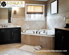 "Unique Builders  | Bathroom  Renovation houston
"

At Unique Builders & Development, we've been transforming bathrooms for Houston residents for more than 35 years. A bathroom makeover brought to you by our expert team of bathroom remodeling contractors can provide you with everything you’re looking for. With limitless styles to choose from and the help of our professional team to guide you through the design process, the bathroom of your dreams is within reach Contact us today at (713) 263-8138 or email info@uniquebuilderstexas.com for a free consultation on all of your Houston home improvement needs.