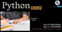 Get certification on Python course from Onlineitguru.Onlineitguru is the best institute in India.In this course,the present  most popular programming language in the world.OnlineITGuru provides the best knowledge on python programming language by real-world experts.So you can Enroll now Onlineitguru.For any queries you can contact us 9885991924.
