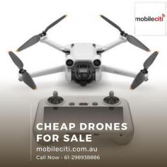 There are many affordable drones available on the market. These drones are both highly rated and offer a range of features, including HD cameras and long battery life. Keep in mind that the cheap drones for sale are available on Mobileciti at affordable prices. It has advanced features as more expensive models, so it's important to consider what you need in a drone before making a purchase. https://www.mobileciti.com.au/drones