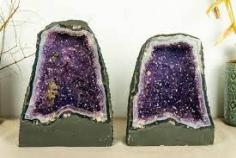 Amethyst Crystal Cathedral Geode looks magnificent in collections or decor. Our amethyst clusters are carried straight from the mines to the studios, where the unprocessed rock is rapidly cleaned so it can be admired as a specimen in its natural state. Amethyst cathedrals are unique works of art that will mesmerize you with their stunning purple sparkle and intriguing crystal formations. For order, visit our website https://e2dcrystals.com/ .
