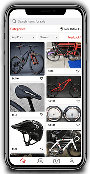 Pedals App is the simplest way to buy and sell used bikes and gear.

Browse deals on tons of great gear nearby
like clothing, bike racks, and trainers all bought 

locally.

https://www.pedalsapp.com/how-it-works
