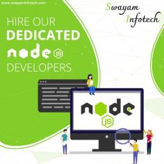 We have highly talented and proficient Node.js developers who go above and beyond to provide the most flexible and customized solutions. Our dedicated developers are skilled in Node JS development and have great experience creating web and desktop apps.
.
Visit: https://www.swayaminfotech.com/services/node-js-development/