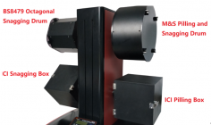 ICI pilling and snagging tester
The cube rolling box type pilling test method is the most common, with cork gaskets and polyurethane tubes, it can complete the tests of ISO 12945.1, GB/T 4802.3 and other standards. If the hook nails are implanted on the six sides of the rolling box, the JIS standard and some buyer's test methods can also be completed.

http://gellowen.co.uk/News/442.html