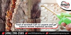 Tired of termites? Looking for termite inspection services? Call our experts at (469) 290-2585 and get superior termite inspection services. 