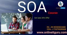 Onlineitguru provides an online program on SOA course.Onlineitguru is the outstanding online institute for any course.life cycle visibility enables businesses to anticipate and respond to change when it matters.For more information contact us 9550102466.
