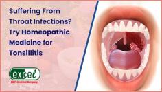 Tonsillitis is the inflammation of the tonsils. It most commonly occurs from viral infections and sometimes bacterial also. Homeopathic medicine for tonsillitis is effective and gentle on the body, and it doesn't cause side effects if taken with proper Homeopathic consultation. In addition, it reduces the severity/intensity of the pain resulting from the episode of tonsillitis. At Excel Pharma, we offer E-Tonsil Drop (AKG - 26), one of the best Homeopathic medicine for Tonsillitis online, at reasonable prices. To get an in-person or online consultation for your problem with our expert, Call or WhatsApp at+91 9815567678.
