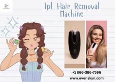 The "IPL Hair Removal Machine by EvenSkyn" is a device designed to remove unwanted hair using intense pulsed light (IPL) technology. It works by emitting a broad spectrum of light that is absorbed by the pigment in the hair, heating the hair and destroying the hair follicle to prevent regrowth. The device may feature multiple energy levels and a skin tone sensor to ensure that it is safe and effective for use on a variety of skin tones and hair types.
https://www.evenskyn.com/products/ipl-laser-hair-removal-handset